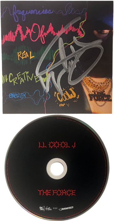 LL Cool J signed 2023-24 The Force CD signed 5x5 Art Insert Auto/Booklet/Case- COA