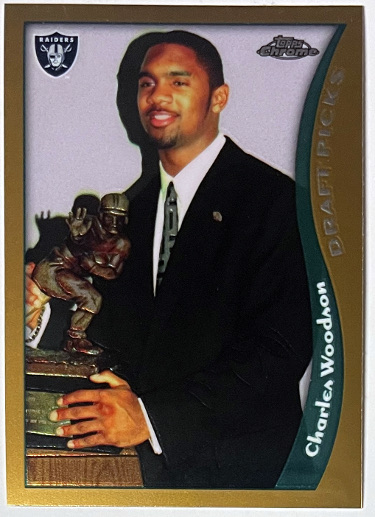 Charles Woodson 1998 Topps Chrome Rookie Card (RC) #44 (Raiders/HOF/Heisman)