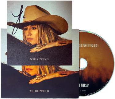 Lainey Wilson signed 2024 Whirlwind 4.75"x4.75" Art Card, CD/Booklet/Cover- COA- NEW (Country Music/CM/Broken Bow Records)