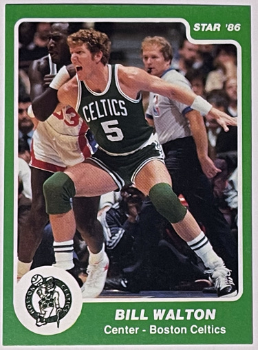 Bill Walton 1985-86 Star Card #101 (Celtics/HOF/Centered)