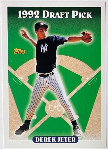 Derek Jeter 1993 Topps Draft Pick Rookie Card (RC) #98 (New York Yankees/HOF)