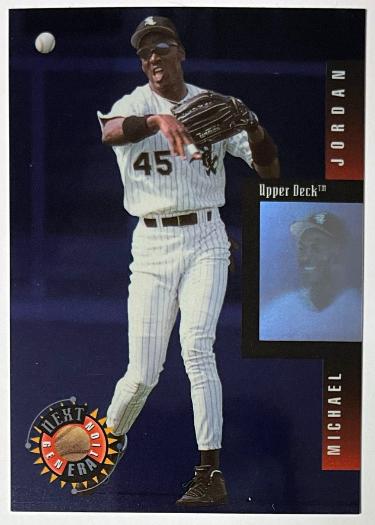 Michael Jordan 1994 Upper Deck Next Generation Holo Rookie Card #8 (Chicago White Sox)