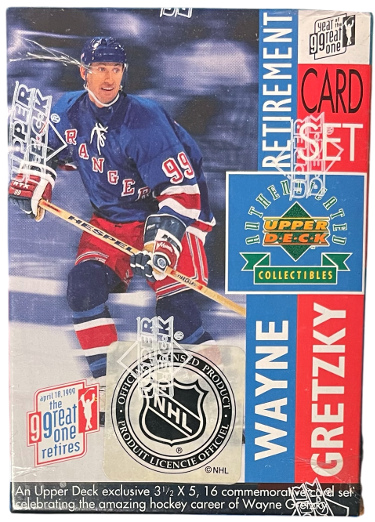 1999 Upper Deck Wayne Gretzky NHL Retirement Set- Factory Sealed w/ 16 Cards