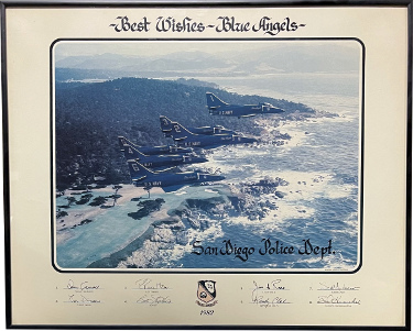 1982 US Navy Blue Angels 16x20 Vintage Print/Poster Custom Framing- NEW/Pristine