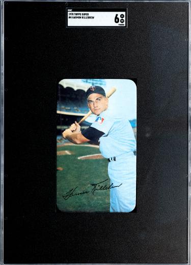 Harmon Killebrew 1970 Topps Super Card #4- SGC Graded 6.5 EX-NM (Twins/HOF)