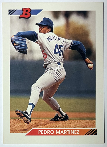 Pedro Martinez 1992 Bowman Rookie Card (RC) #82 (Dodgers/Red Sox/Mets/HOF/8XAS)