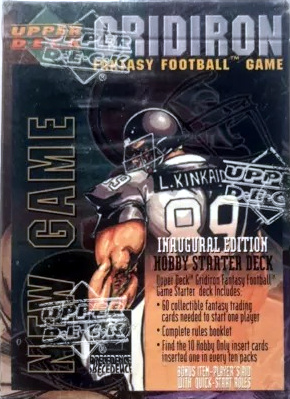 1995 Upper Deck Gridiron Fantasy Football Game Starter Deck Factory Sealed- NEW