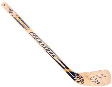 Colton Sissons signed Nashville Predators 23 inch Wooden Mini Hockey Stick #10- COA