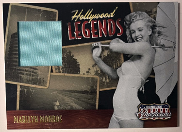 Marilyn Monroe 2009 Donruss Americana Hollywood Legends Materials/Relic #2 435/500- Panini Authentic COA