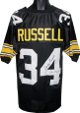 Andy Russell signed Black TB Custom Stitched Pro Style Football Jersey SBs IX, X (Size XL)- JSA Hologram