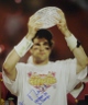 Matt Leinart signed USC Trojans 16x20 Photo w/ Trophy- Heisman 04/ 2X Champs- Leinart Hologram