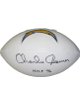 Charlie Joiner signed San Diego Chargers Logo Football HOF 96