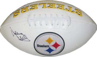 Donnie Shell signed Pittsburgh Steelers Logo Football