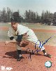 Johnny Podres signed Brooklyn Dodgers 8x10 Pitching Photo (deceased)