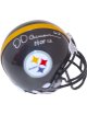 Dermontti Dawson signed Pittsburgh Steelers Riddell Mini Helmet HOF 12