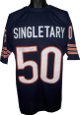 Mike Singletary signed Navy TB Custom Stitched Pro Style Football Jersey #50 HOF 98 XL- JSA Hologram