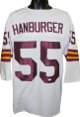 Chris Hanburger signed White TB Custom Stitched Pro Style Football Jersey 3/4 Sleeves HOF 2011 XL- JSA Hologram