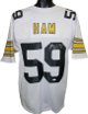 Jack Ham signed White TB Custom Stitched Pro Style Football Jersey HOF 88 XL- JSA Hologram