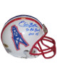 Elvin Bethea signed Houston Oilers TB Replica Mini Helmet dual 8X Pro Bowl & HOF 2003