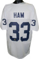 Jack Ham signed White TB Custom Stitched Football Jersey CHOF 90 XL