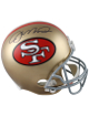 Joe Montana signed San Francisco 49ers Riddell TB Mini Helmet- Montana &Tri-Star Holograms