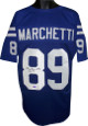 Gino Marchetti signed Blue TB Custom Stitched Pro Style Football Jersey HOF 72 XL- JSA Hologram