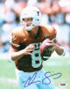 Chris Simms signed Texas Longhorns 8X10 Photo- PSA Hologram (orange jersey passing)