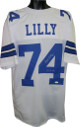 Bob Lilly signed White Custom Stitched Pro Style Football Jersey HOF 80 XL- JSA Hologram