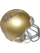 Daryle Lamonica signed Notre Dame Fighting Irish Mini Helmet