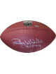 Randy White signed NFL Wilson Replica Composite Football HOF 94  (silver logo) (Dallas Cowboys)