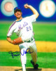 Frank Viola signed New York Mets 8x10 Photo (arm up pitching)