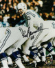 Earl Morrall signed Baltimore Colts 8X10 Photo #15 (under center)