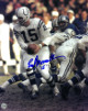 Earl Morrall signed Baltimore Colts 8X10 Photo #15 (hand off)