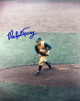 Ralph Terry signed Kansas City Athletics 8x10 Photo (pitching)