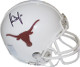 Vince Young signed Texas Longhorns Riddell Mini Helmet #10 Leaf Authentics