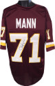 Charles Mann signed Maroon TB Custom Stitched Pro Style Football Jersey #71 XL- JSA Hologram