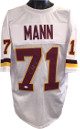 Charles Mann signed White TB Custom Stitched Pro Style Football Jersey XL #71- JSA Hologram