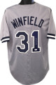 Dave Winfield signed Gray TB Custom Stitched Pro Baseball Jersey XL- JSA Witnessed Hologram