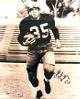 Bill Dudley signed Pittsburgh Steelers 16x20 Vintage Sepia Photo dual Bullet & HOF 66 (black sig)