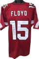 Michael Floyd signed Red Custom Stitched Pro Style Football Jersey XL- JSA Hologram