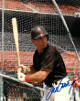 Steve Garvey signed San Diego Padres 8x10 Photo (batting cage)