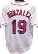 Juan Gonzalez signed White TB Custom Stitched Baseball Jersey XL