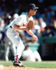 Tom Bolton signed Boston Red Sox 8x10 Photo (fielding)