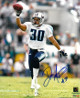 Donald Mitchell signed Tennessee Titans 8x10 Photo #30 (white jersey dance)