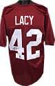 Eddie Lacy signed Crimson Custom Stitched Football Jersey XL- Lacy Hologram