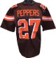 Jabrill Peppers signed Brown Custom Stitched Pro Style Football Jersey XL - JSA Hologram