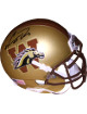 Corey Davis signed Western Michigan Broncos Schutt Gold Authentic Mini Helmet #84- JSA Hologram