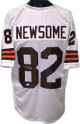 Ozzie Newsome signed White TB Custom Stitched Pro Style Football Jersey HOF 99 XL- JSA Hologram