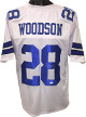 Darren Woodson signed White Custom Stitched Pro Style Football Jersey #28- JSA Witnessed Hologram