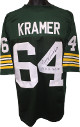 Jerry Kramer signed Green TB Custom Stitched Pro Style Football Jersey #64 HOF 2018 XL- JSA Witnessed Hologram